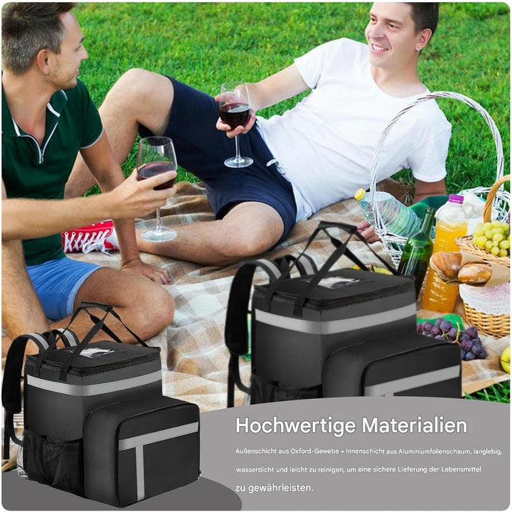 Generisch Rucksack für Lebensmittel Lieferung, isolierte | Isolierte wiederverwendbare Lebensmittel