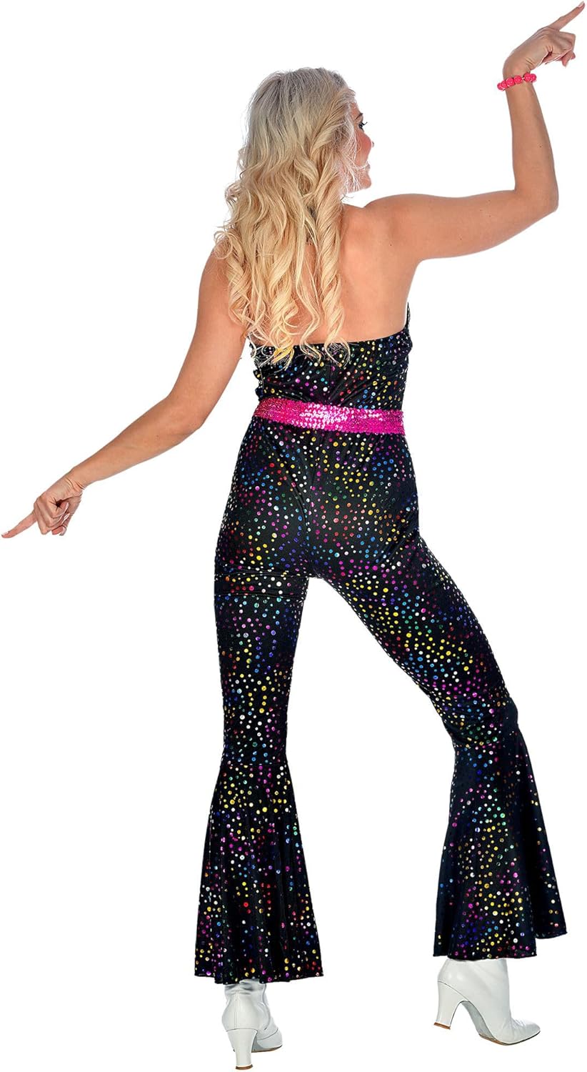 "THE 70s DISCO STYLE" (dress, belt) - (M), M