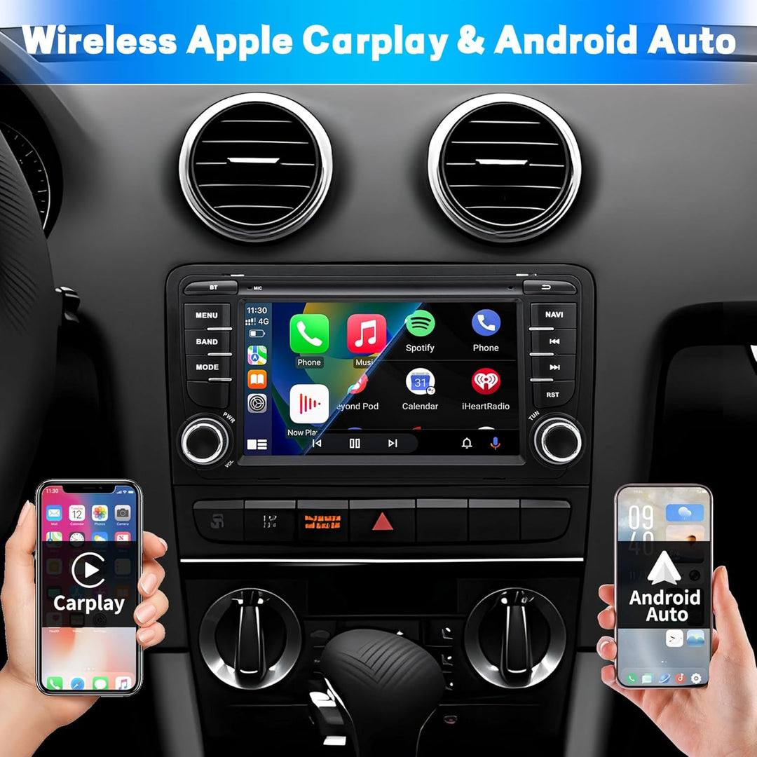 Autoradio für Audi A3 S3 8P RS3 2003 2004 2005 2006 2007 2008 2009 2010 2011 2012, Android 12 System