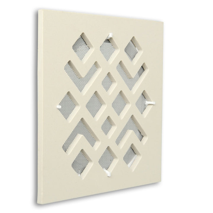Die Belüftung cergmsbix Lüftungsgitter aus Keramik Steinzeug, Weiss, 200 x 200 mm Bianco 200x200 mm