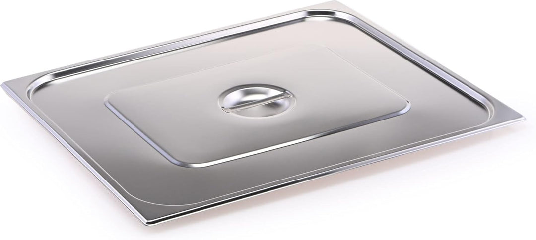 GN Behälter Gastronorm Edelstahl Deckel 2/1
