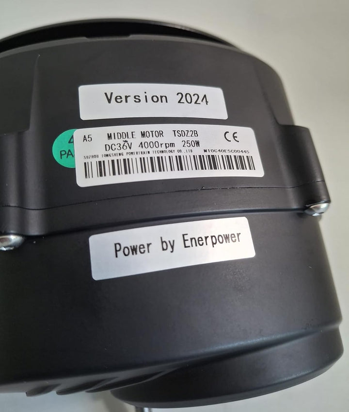 Enerpower Tongsheng TSDZ2 36V 250W Mittelmotor (Edition 2021) mit Zubehör Display & Version wählbar