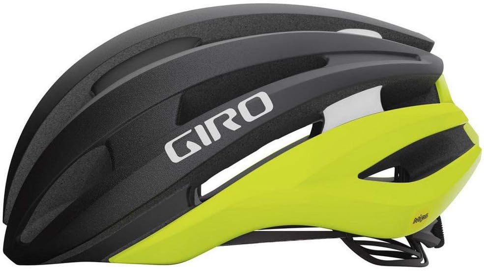 Giro Synthe MIPS II Rennrad Fahrrad Helm schwarz/gelb 2021, S