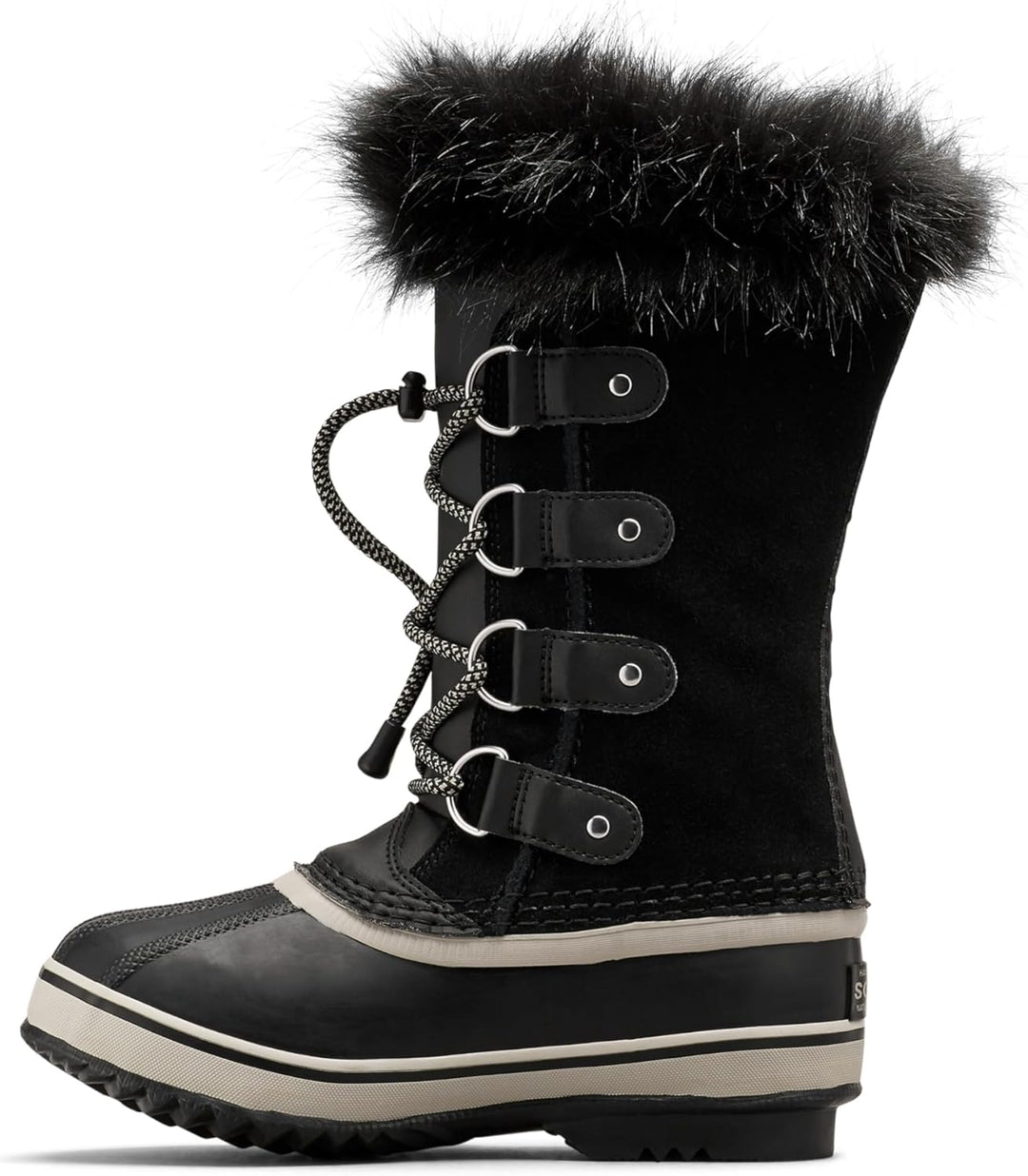 Sorel Unisex Kinder Joan of Arctic Boot Wp Schneestiefel, Black Dove Youth Collection 2023