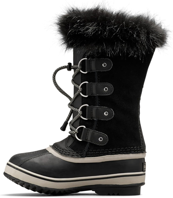 Sorel Unisex Kinder Joan of Arctic Boot Wp Schneestiefel, Black Dove Youth Collection 2023