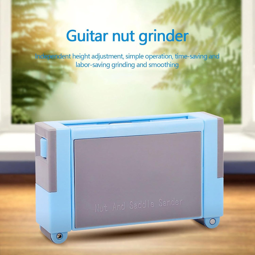 Guitar Luthier Tool, Bridge Nut Sander, Fastener and Saddle Sander, Leveler Slotting Files, Sturdy C