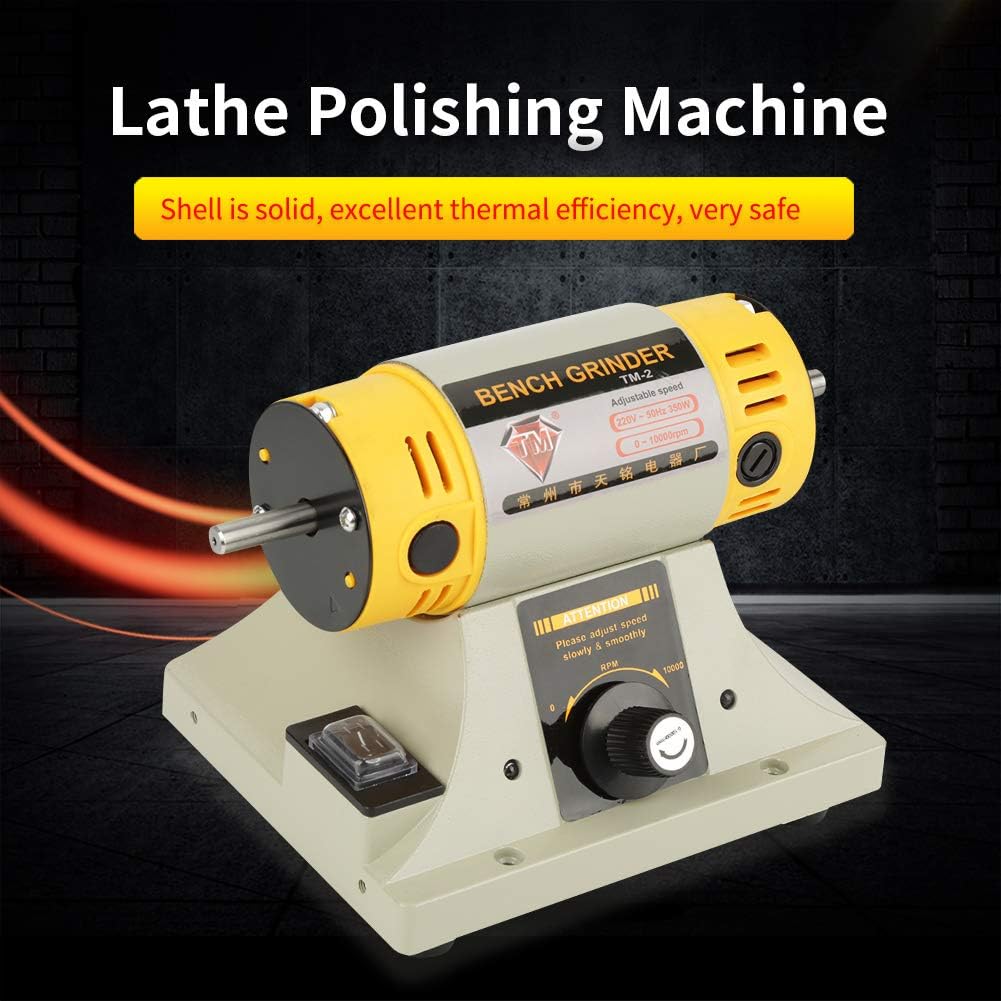 220 V 350 W Schmuckstein, Polierset, Bank, multifunktional, Poliermaschine aus Metall, mit Füssen au