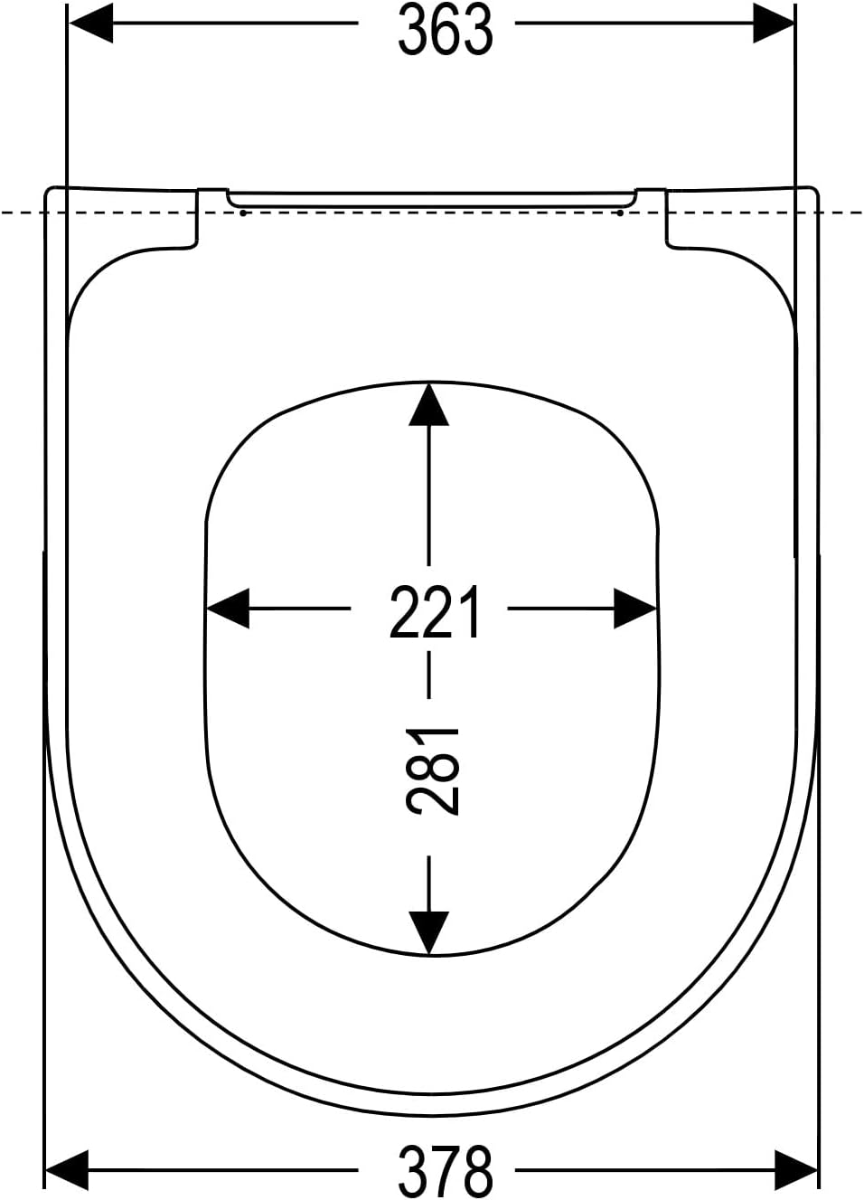 Hamberger 531552 WC-Sitz Samar SoftClose, mit Take-Off-Steckscharnier ES C0102G weiss Samar SoftClos
