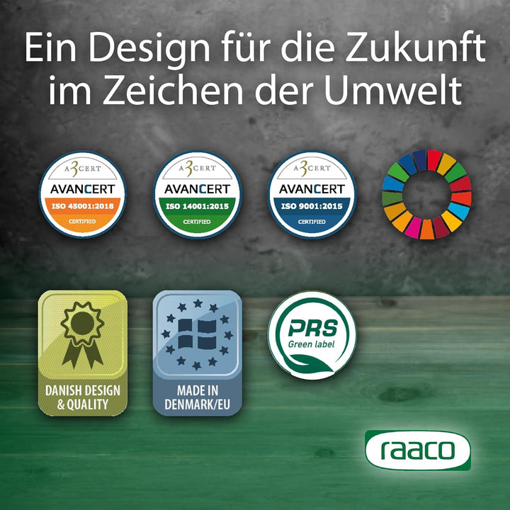 RAACO ToolFix Gross, Werkzeugkassette für Lochwand & Werkzeugwanden, 3,8 x 24,2 x 14 cm, mit Platz f