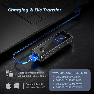 Digitale Diktiergeräte, KINPEE 16GB Mini Audio Aufnahmegerät Diktiergerät Klein MP3 Ton Aufnahmegerä