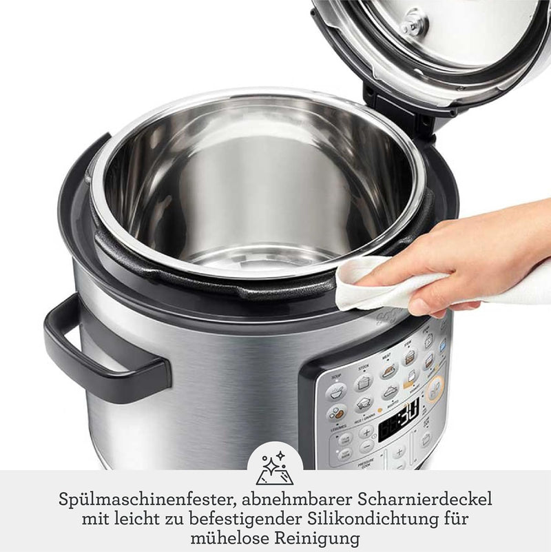 Sage - The Fast Slow Go - Schnellkochen, Langsamkochen, Sautieren, Dämpfen, Schmoren, Risotto machen