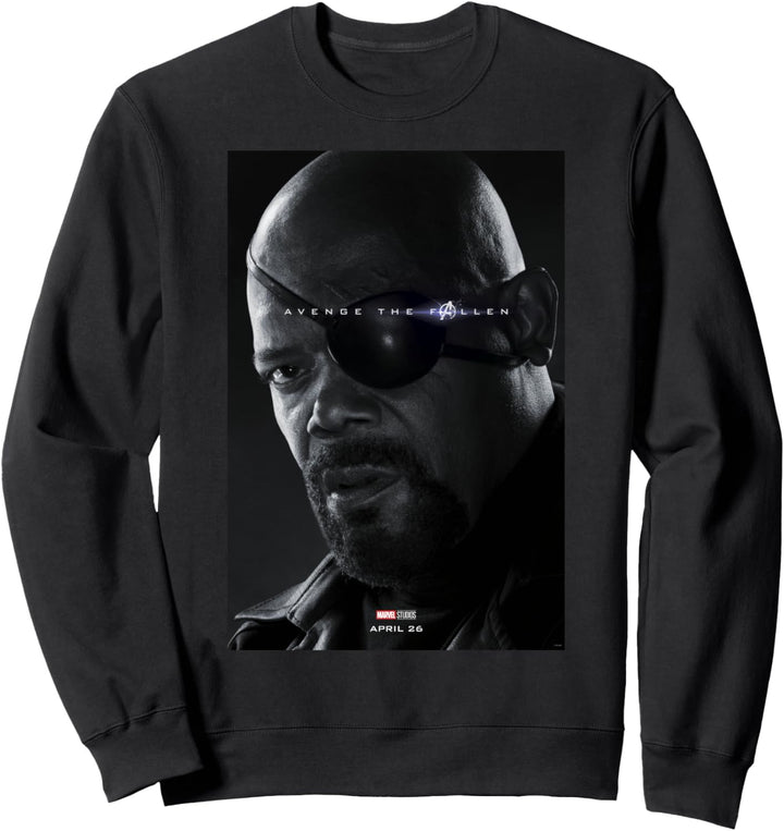 Marvel Avengers: Endgame Nick Fury Avenge The Fallen Poster Sweatshirt