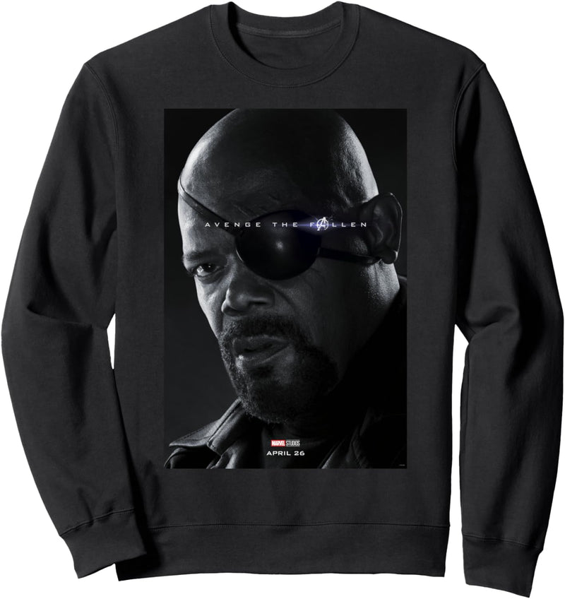 Marvel Avengers: Endgame Nick Fury Avenge The Fallen Poster Sweatshirt