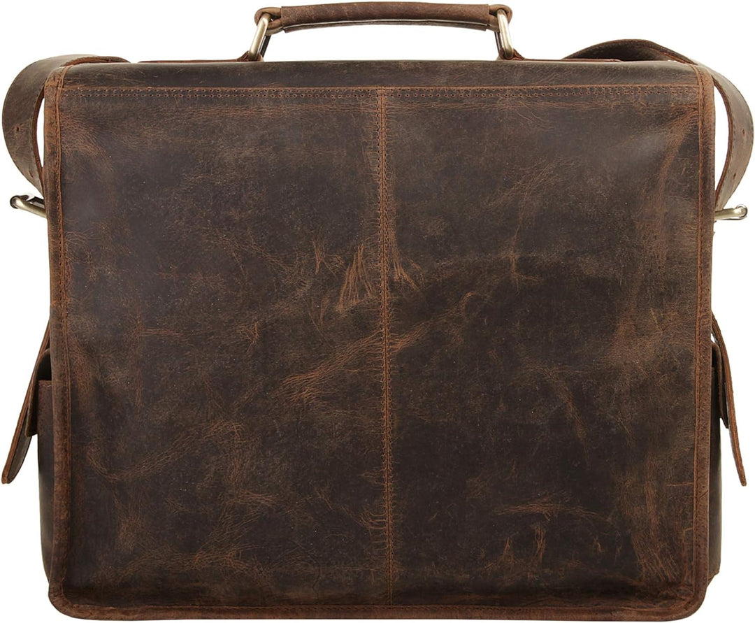 BAGAN Aktentasche echt Leder braun Damen - 020785