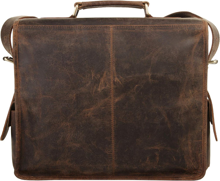 BAGAN Aktentasche echt Leder braun Damen - 020785