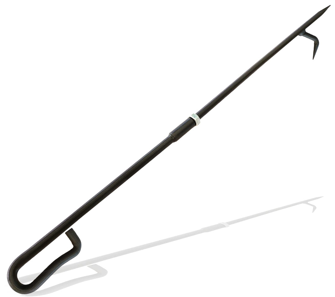 Feuerschürhaken für Feuerstelle. 34 Inc 0.9 kg robuster Kaminschürhaken aus massivem Stahl Durchmess