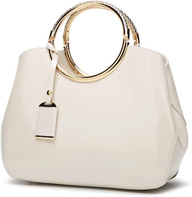 DEERWORD Damen Taschen Handtasche Frauen Elegant Tasche Henkeltasche Vintage PU-Leder 5376 1-teilig