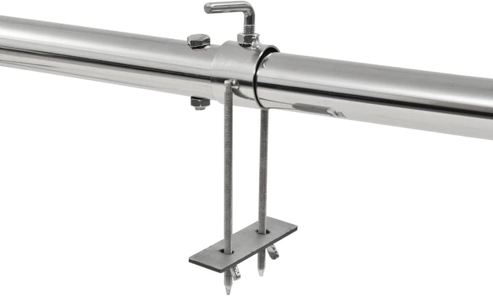 IKAYAA Spanferkelgrill mit Motor, Automatischer Spanferkelgrill, Grillspiess mit Motor Edelstahl, El