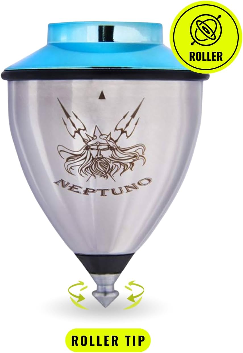 trompos space NRACUR Blau Gerardo Montero y Javi De María Neptuno Roller Seil Geschenk, Mediano
