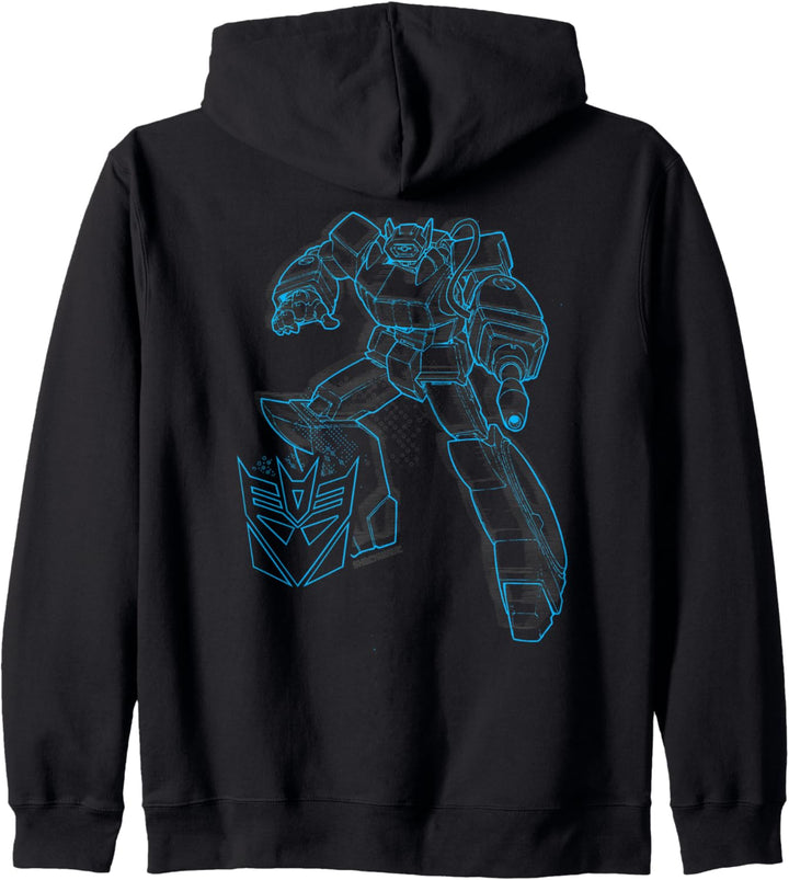Transformers Shockwave-Bauplan Kapuzenjacke
