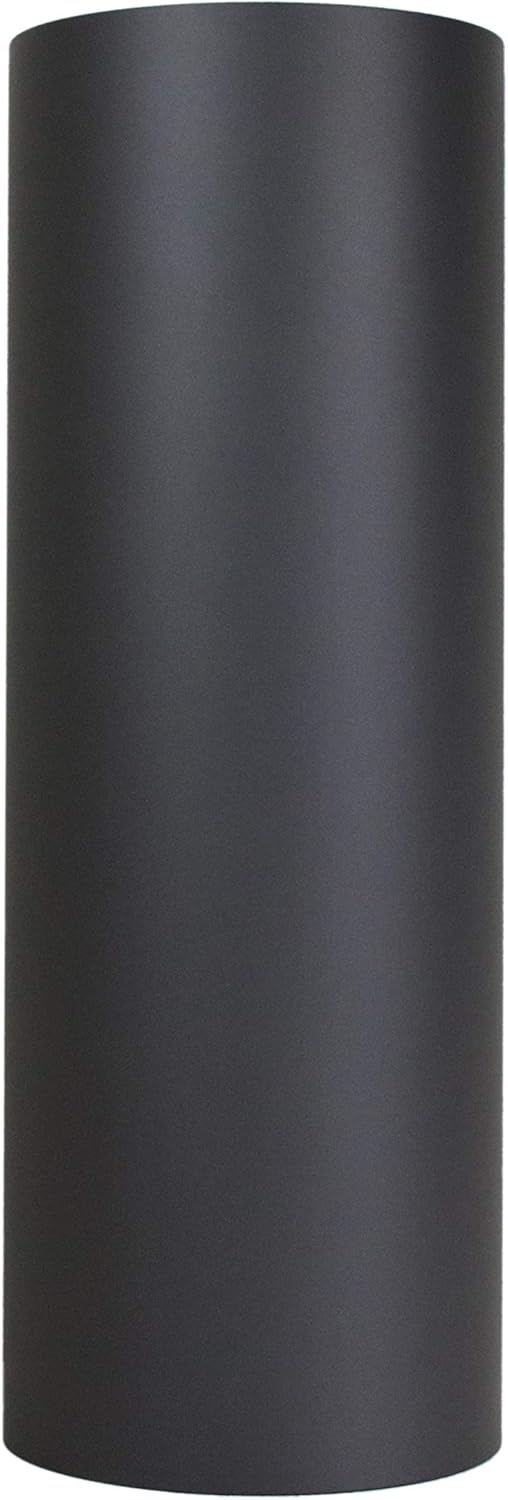 LANZZAS Ofenrohr Hitzeschutz/Thermoschild 460 mm, im Durchmesser, DN Ø 150 mm, Farbe: gussgrau - wei