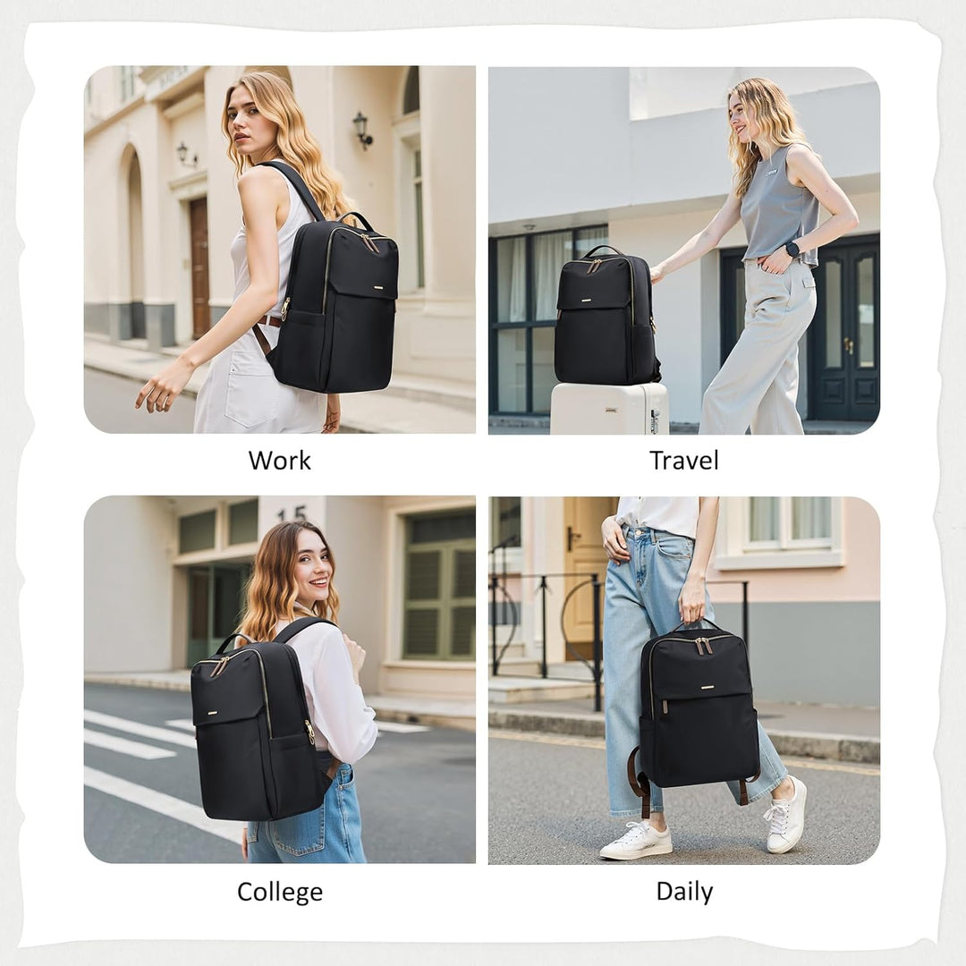 GOLF SUPAGS Laptop Rucksack Damen für 15,6 Zoll Arbeitsrucksack Anti Diebstahl Casual Daypack für Ar