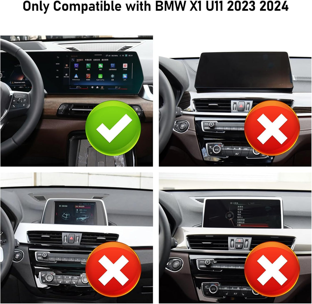 TTCR-II Kompatibel mit BMW X1 Handyhalterung Navigations Bildschirm Rücken Organizer Tablett Smartph