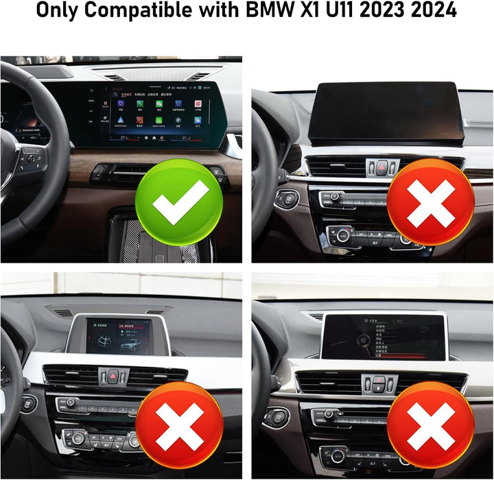 TTCR-II Kompatibel mit BMW X1 Handyhalterung Navigations Bildschirm Rücken Organizer Tablett Smartph