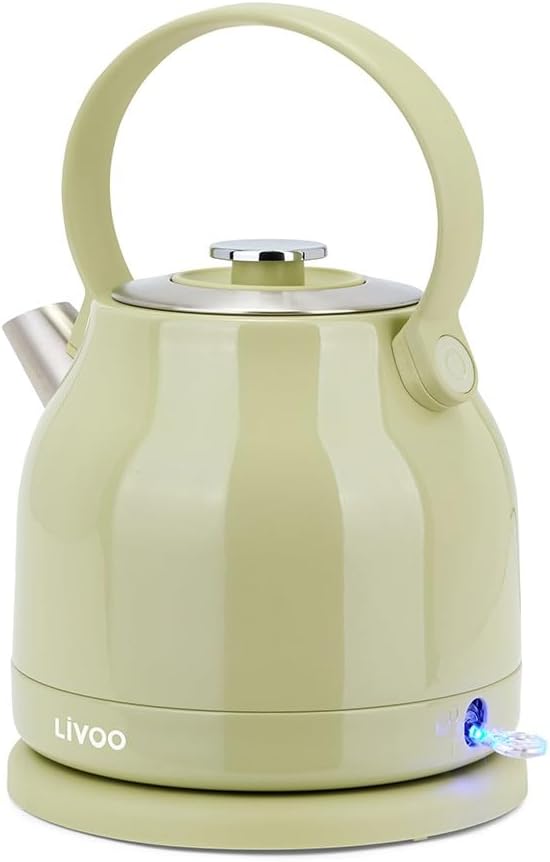 Wasserkocher 1,5 l 2200 W grün/grau - DOD202M - livoo Matcha., Matcha.