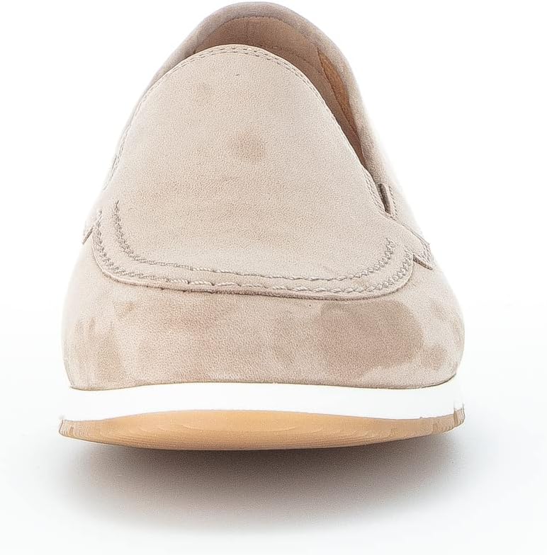 Gabor Damen Slipper, Frauen Slip On,Wechselfussbett,Moderate Mehrweite (G) 38 EU Beige Silk 30, 38 E