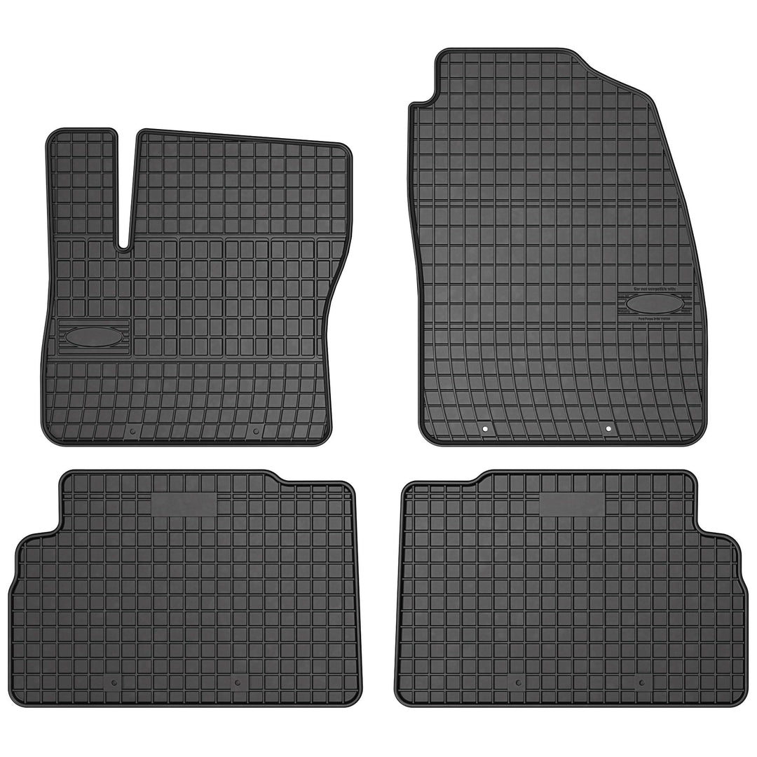 M MOTOS Gummimatten Auto Fussmatte passt für Ford C-Max II 2010-2019 Verbessern Sie Ihren Reisekomfo