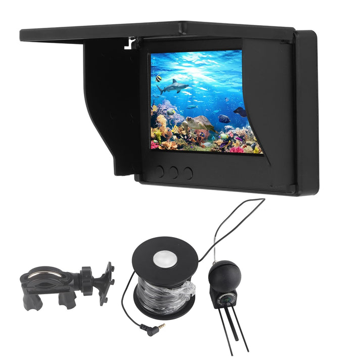 Unterwasser-Angelkamera-Kit, Tragbarer Video-Fischfinder mit 4,3-Zoll-LCD-, Professionelle Angelhilf