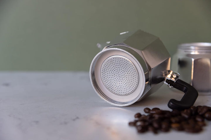 La Cafetière Venice Espressokocher, Aluminium Silberfarben Six Cup, Silberfarben Six Cup