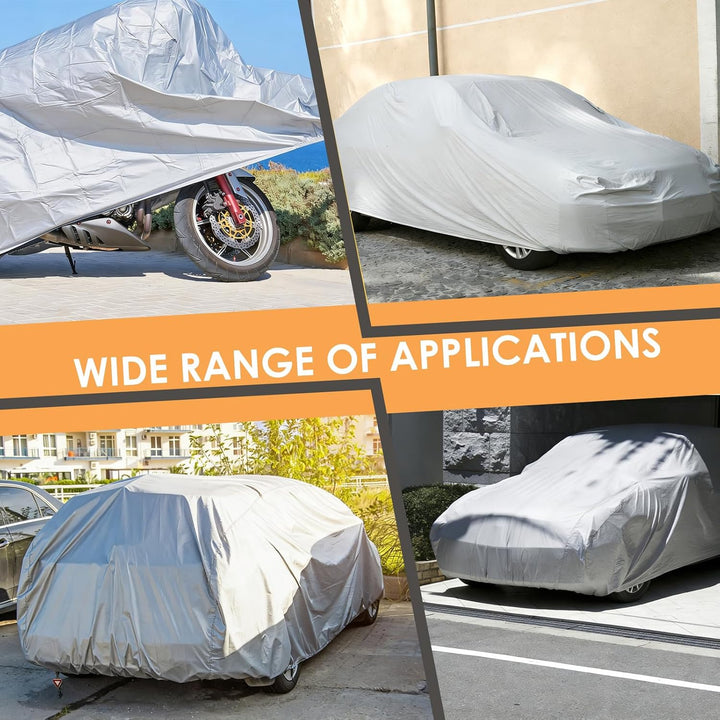 Autoabdeckung Vollgarage mit UV-Schutz und Schneeschutz, ideal für Outdoor und Indoor-Einsatz, schüt