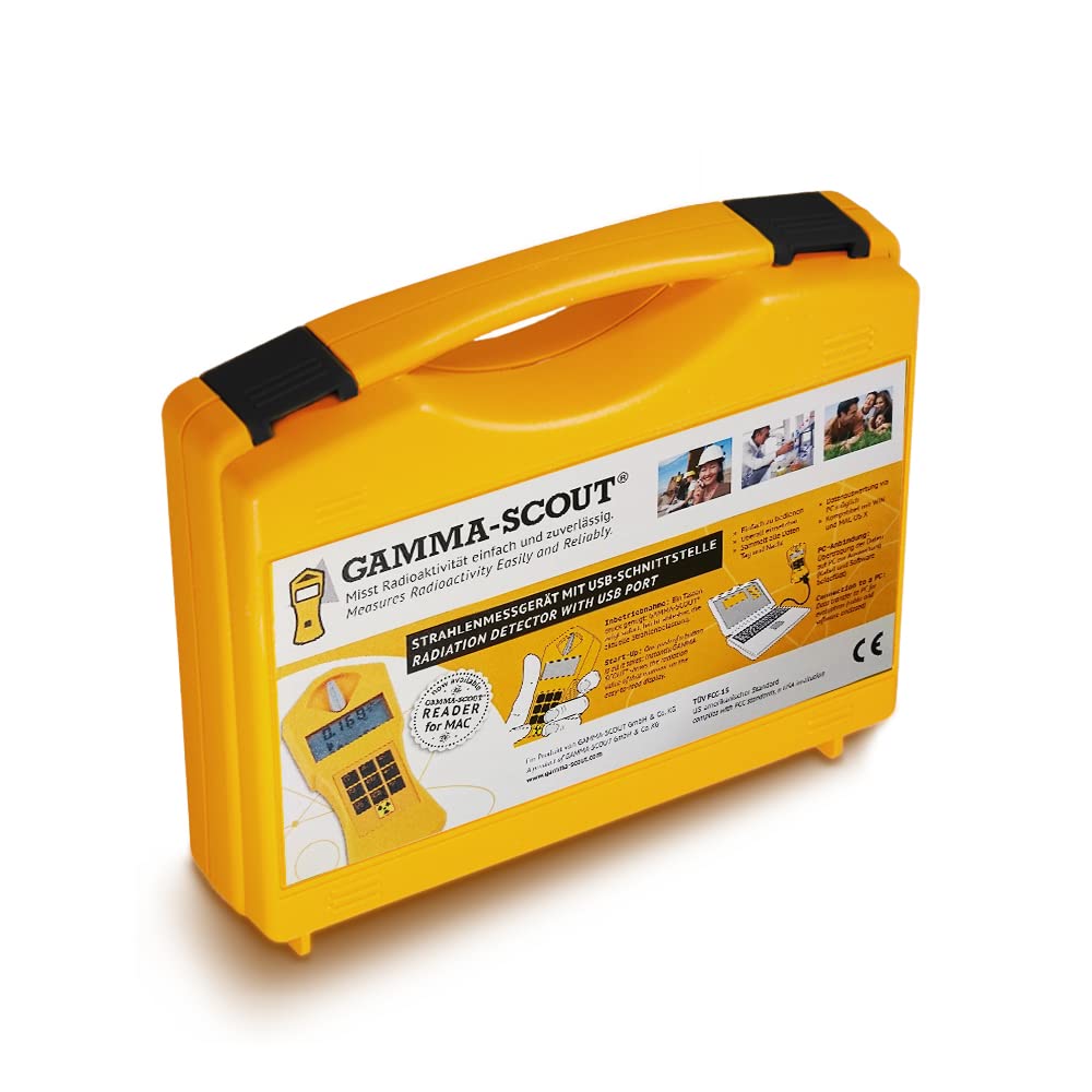 GAMMA-SCOUT Messgerätekoffer für die sichere Aufbewahrung von Geigerzähler & Zubehör - Made in Germa