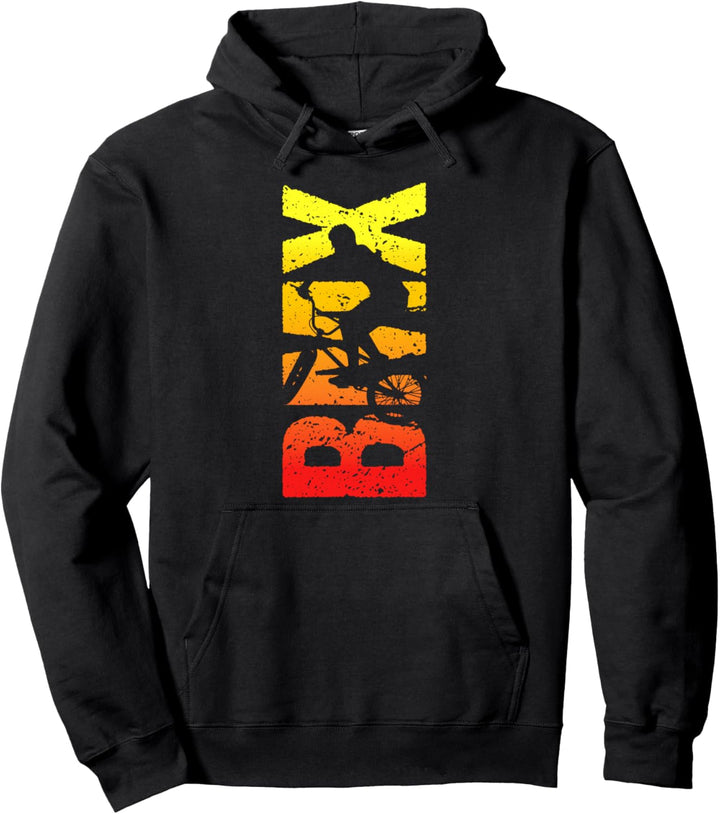 BMX cooles Retro Fan mit Motiv für Junge Mädchen Pullover Hoodie