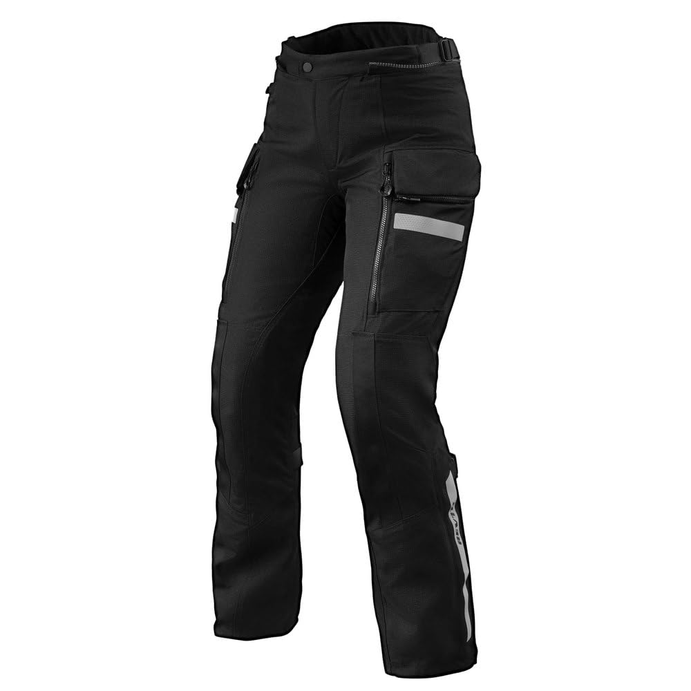Revit Sand 4 H2O Damen Motorrad Textilhose (Black/Black,46)