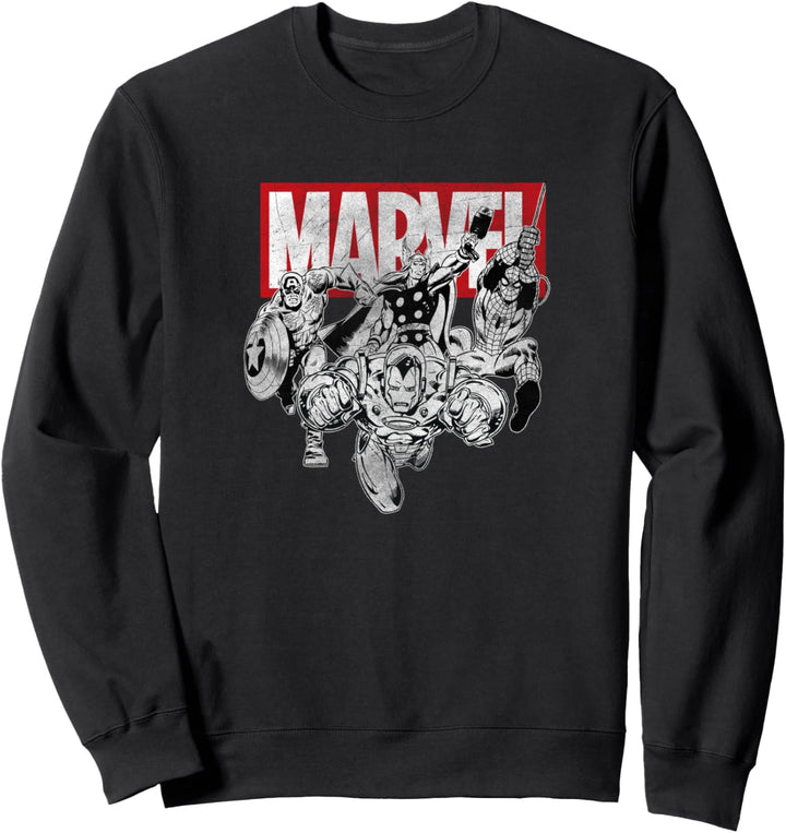 Marvel Iron Man Vintage Comic Sweatshirt