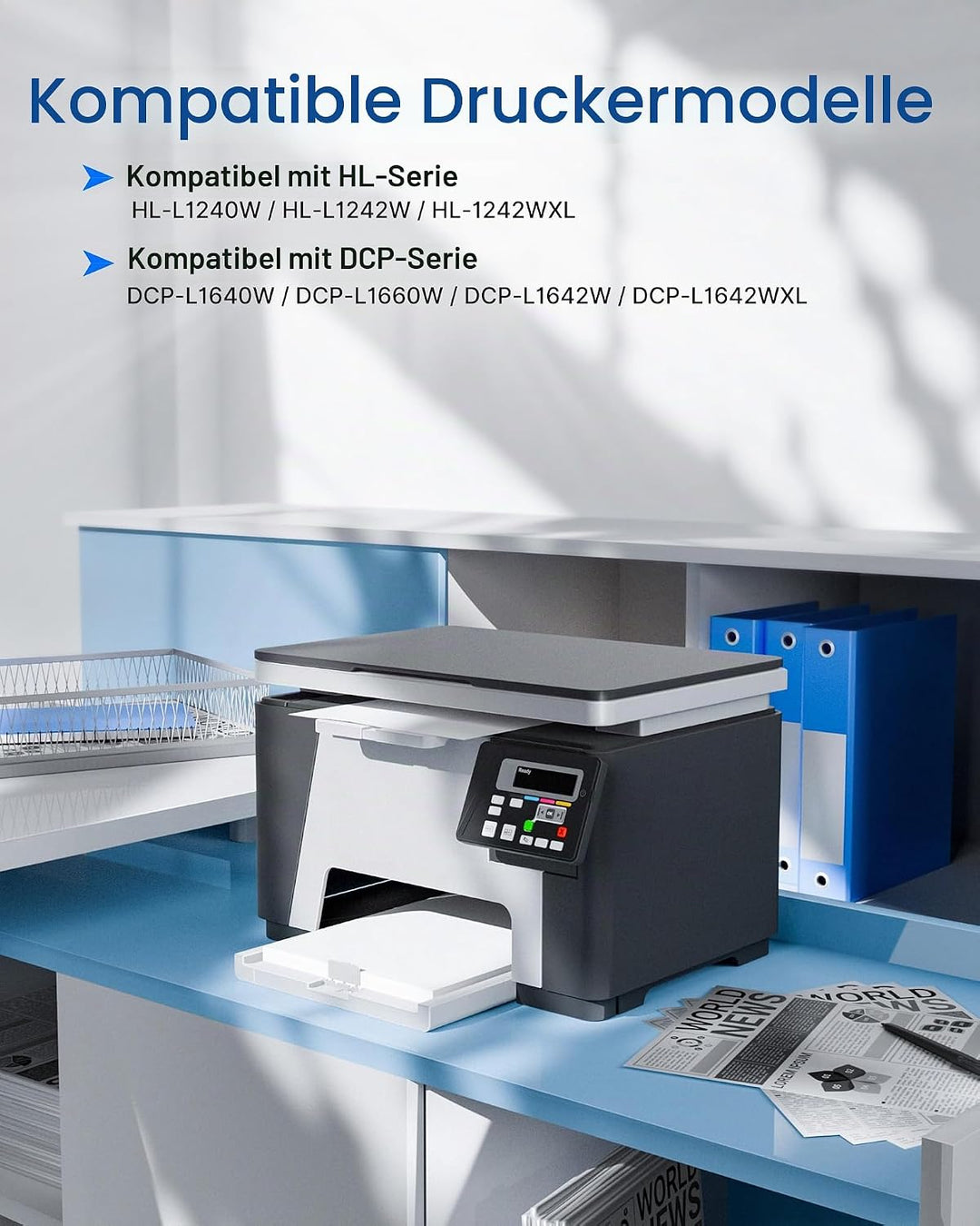 GPC IMAGE TN1150 TN-1150 Toner Schwarz Kompatible für Brother TN1150 für Brother HLL1240W DCPL1640W