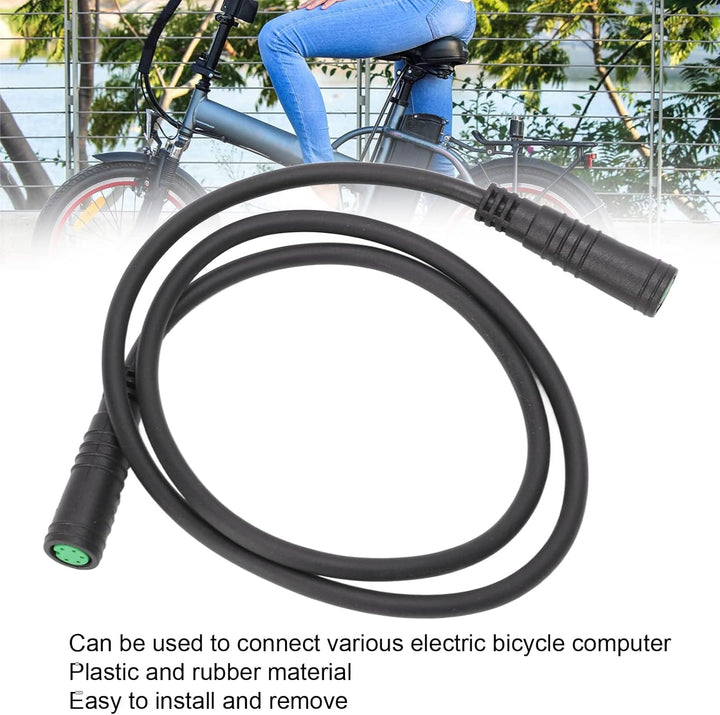Ejoyous Elektrofahrrad Fahrradcomputer-Verlängerungskabel Wasserdichtes 5Pin Anschlussverlängerungsk