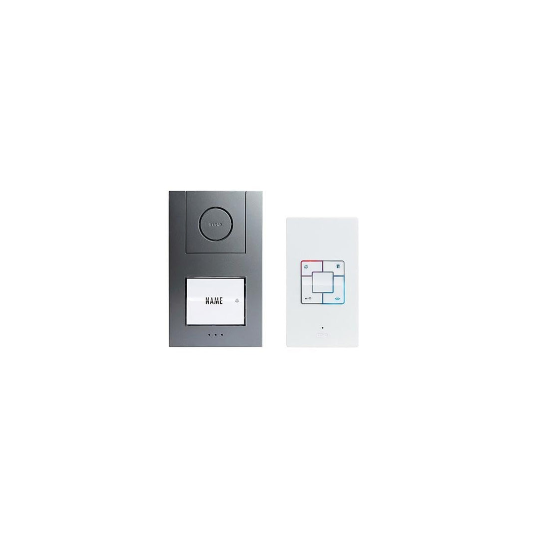 M-e modern-Electronics Vistus AD ALU 4010A Vistus Türsprechanlage Kabelgebunden Komplett-Set 1 Fami