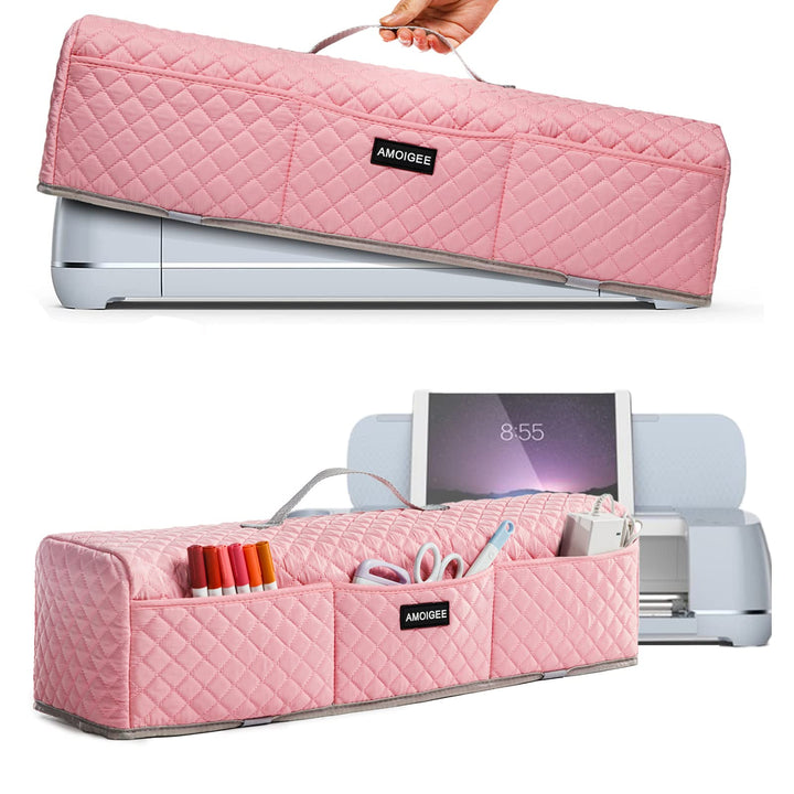 AMOIGEE Gepolsterter Staubschutz, kompatibel mit Cricut Maker, Cricut Maker 3, Explore Air 2, Cricut