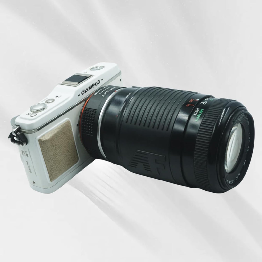 PHOLSY Objektivadapter Manueller Fokus EF auf MFT Kompatibel mit Canon EF EF-S Objektiv auf M4/3 Mic