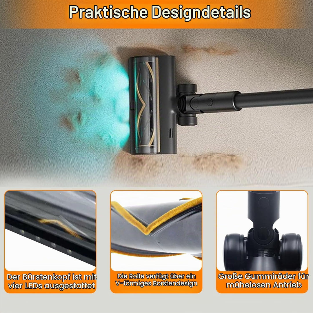 BodenBürste für Dreame T20 R20 T30 R30 V11SE V12 V12 Pro T20 pro R10 Staubsauger, ollenbürstenkopf m