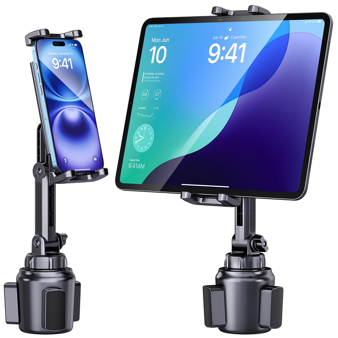 Cup Holder Telefon Tablet Mount für Auto, LKW, 360 ° drehbarer Standhalter und Verstellbarer Arm, ko