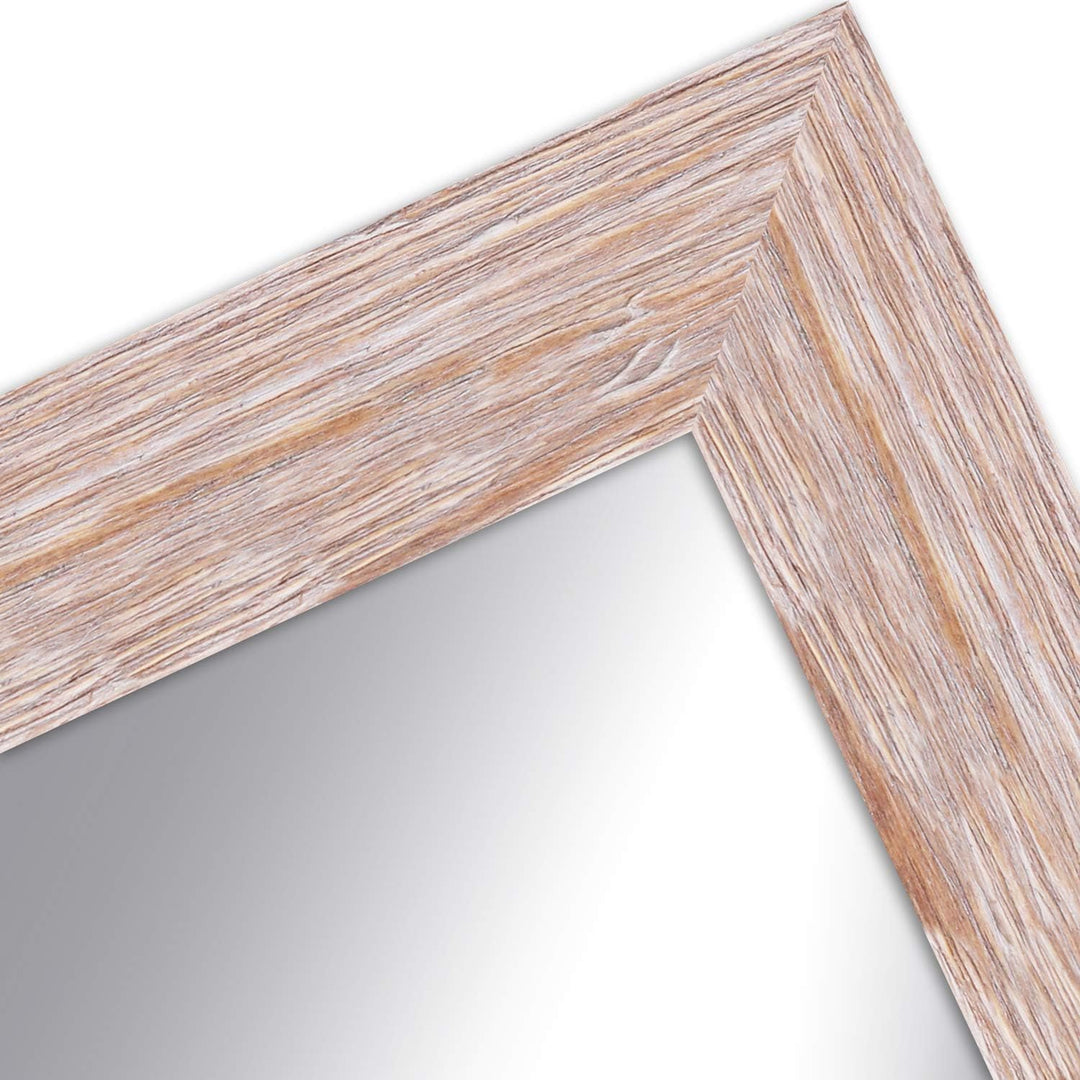 WANDStyle Spiegel im Landhaus Stil I Aussenmass: 28x48cm I Farbe: Eiche, Sonoma (Optik) I Wandspiege