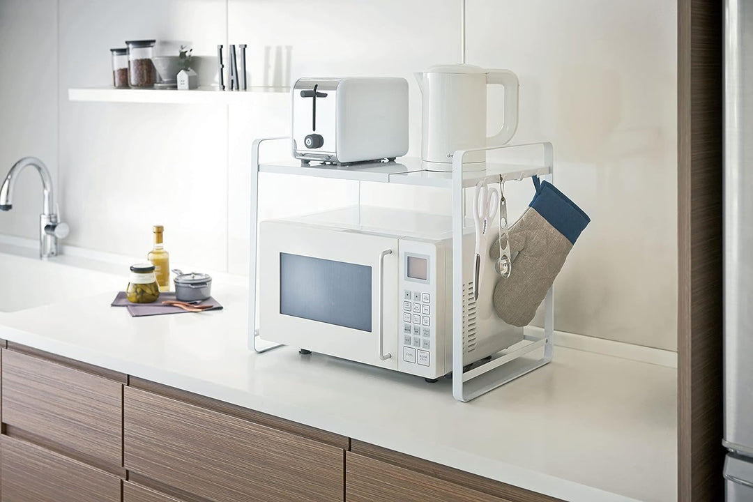 Extendable kitchen counter organizer - Tower - white Weiss, Weiss