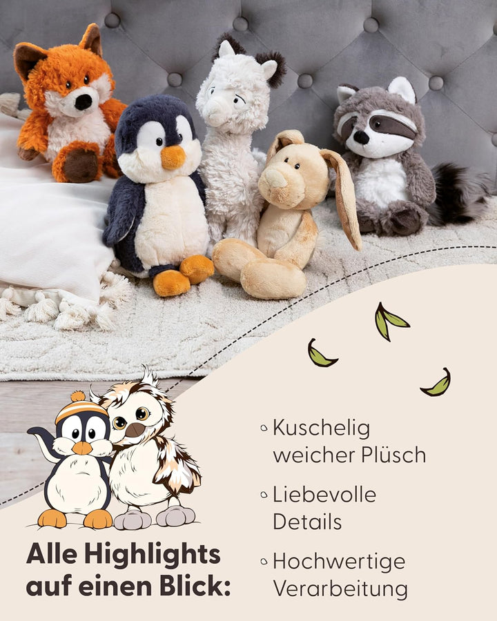 NICI Kuscheltier Pinguin Peppi 25cm - Stofftier aus weichem Plüsch, niedliches Plüschtier zum Kusche
