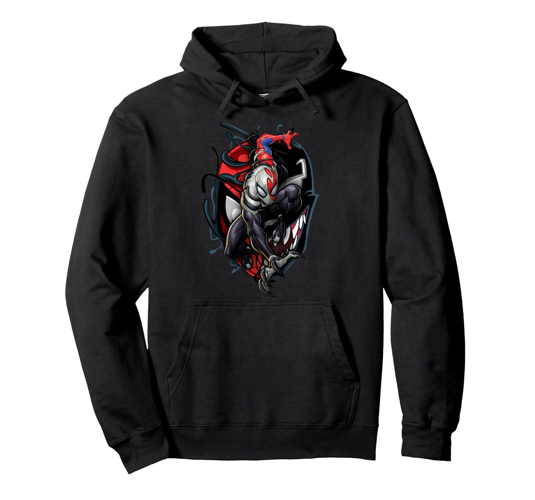 Marvel Spider-Man Venom Big Face Mashup Pullover Hoodie