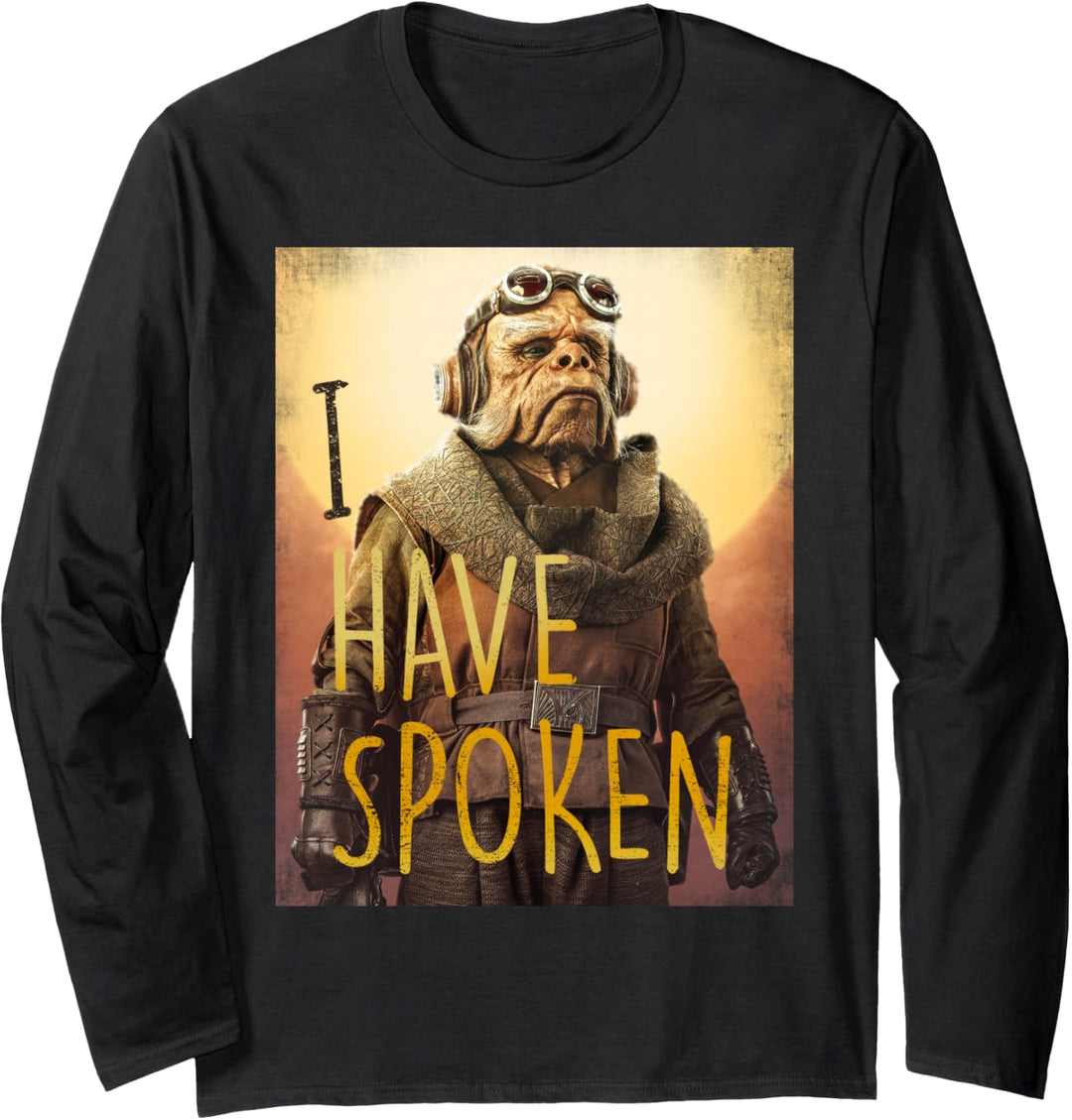 Star Wars The Mandalorian Kuiil I Have Spoken Langarmshirt